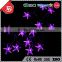 TZFEITIAN CE ROHS approval pentagram led falling star led christmas light with transformer