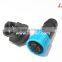 M16 4 pin push lock type front mounted waterproof connector