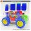Kids educational toy brick block box truck