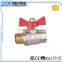 ART.1021 1/2" 3/4" brass angle ball valve switch CE/ISO approved high pressure and forged manual power ball valve made in China