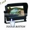 High quality 7 inch rear view monitor with touch buttons