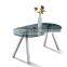 TB 12mm tinted glass dining table set famous designers furniture
