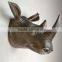 modern animal artistic bronze deer wall decor with high quality