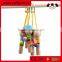 Coloful Promotion Baby Animals Wooden Whistle Toy
