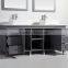 Grey 60 Inch Wooden Bathroom Vanity With Double Sinks From China