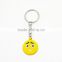 Wholesale Promotional 2d Keychain/ Custom Rubber PVC 2d key ring
