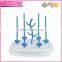 Newborn accessaries non toxic foldable milk bottle drying rack