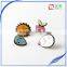 Hot Sale Unisex Sun Flower Acrylic Brooches Set,4 Pcs Set Acrylic Cameo Brooch