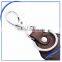 Promotion religious handmade leather keychain