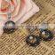 Women accessories jewelry black ceramic dimonds casual style jewelry set