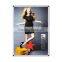 Silver Poster Frame 18 x 24 Inch, 1.25" Aluminum Profile,