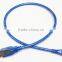 Transparent blue USB2.0 cable Male to Micro 5PIN 5m