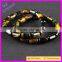 Fashion tiger's eye stone cheap cuff bracelet