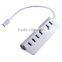 2016 New product ultra-thin Aluminum alloy 3.0 USB 7 port hub