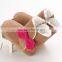 Fashion infant winter shoes corduroy rubber sole baby boots