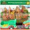 Kiddie outdoor amusement ride mini water way tank with track