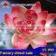 Dia 30-60cm customized EVA artificial floating flower with led light for water