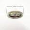 Custom fancy Antique Metal handbag Logo Plate