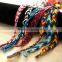 2015 Summer Fashion Cotton String Bracelet ,different Colorful Pattern Bracelet Cotton String Bracelet