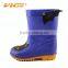 Manufacturer cute plastic children rain boot with cartoon animal design