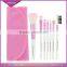 Beauty Needs Natural Hair Makeup Brush Set, Professional Makeup Brush Set White