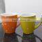 2017 Dora Logo printing 11oz color glazed coffee ceramic mug