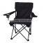 Folding Camping Chair Portable Fishing Beach Outdoor Collapsible Chairs-Black