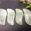 Chinese traditional physical therapy natual crystal amethyst jade stone guasha tools scrapping massager body massager