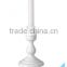 home decor white wooden candle stick holder
