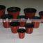 Cheapest disposable double color flower pot for greenhouse and garden