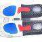 Silicone support sports insoles for shoes