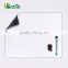 Magnetic Whiteboard for Kitchen Fridge Magnet Board Dry Erase Sheet with PET film 17 x 12 inch 0.5 mm