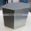 Cross- counter flow hexagon plate heat exchanger with sensible heat