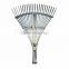 22 Teeth Power Coating Leaf Rake Head