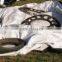 green/white, green/white silo cover. silo sheeting