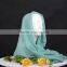 Fashion Fiberglass White Female Mannequin Head For Scarf Display
