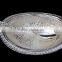 Corporate and promotional gift, wedding and return gift silver plated bowl with spoon