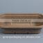 Compostable wheat straw biodegradable lunch boxes brown color