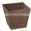 Rattan Square shape Cheap Plastic Flower Pot