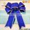 glittering cheerleading bow with silver or gold trim