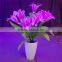 Factory price decorative vase artificial flowers with led lights