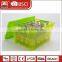 Wholesale Online Large Capacity Green Plastic Storage Toy Box With Easy-moving Wheel