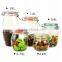 Sealing Cylinder Ait Tight Glass Jar for Food Pickles