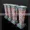 mixed color modern natural stone sculpture pedestal for interior decoration