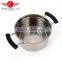 High Quality Stainless Steel Steamer Cooking Pot With Hollow Handles and Metal Lid