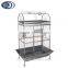 X Large 178cm Play Top Roof Parrot Aviary Bird Cage Perch Ladder On Wheels