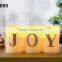 LED Flameless Candles Assorted Glittering Letter Decorative Candles