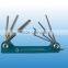 7pcs folding hex key wrench set HK022