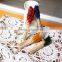 High quality party decoration angled frilled fruit toothpick