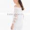 women's see through look lace fabric off-shoulder blouse
